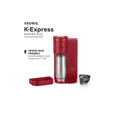 Keurig K-Express Essentials dos tazas seguidas sin recalentar, opción práctica.