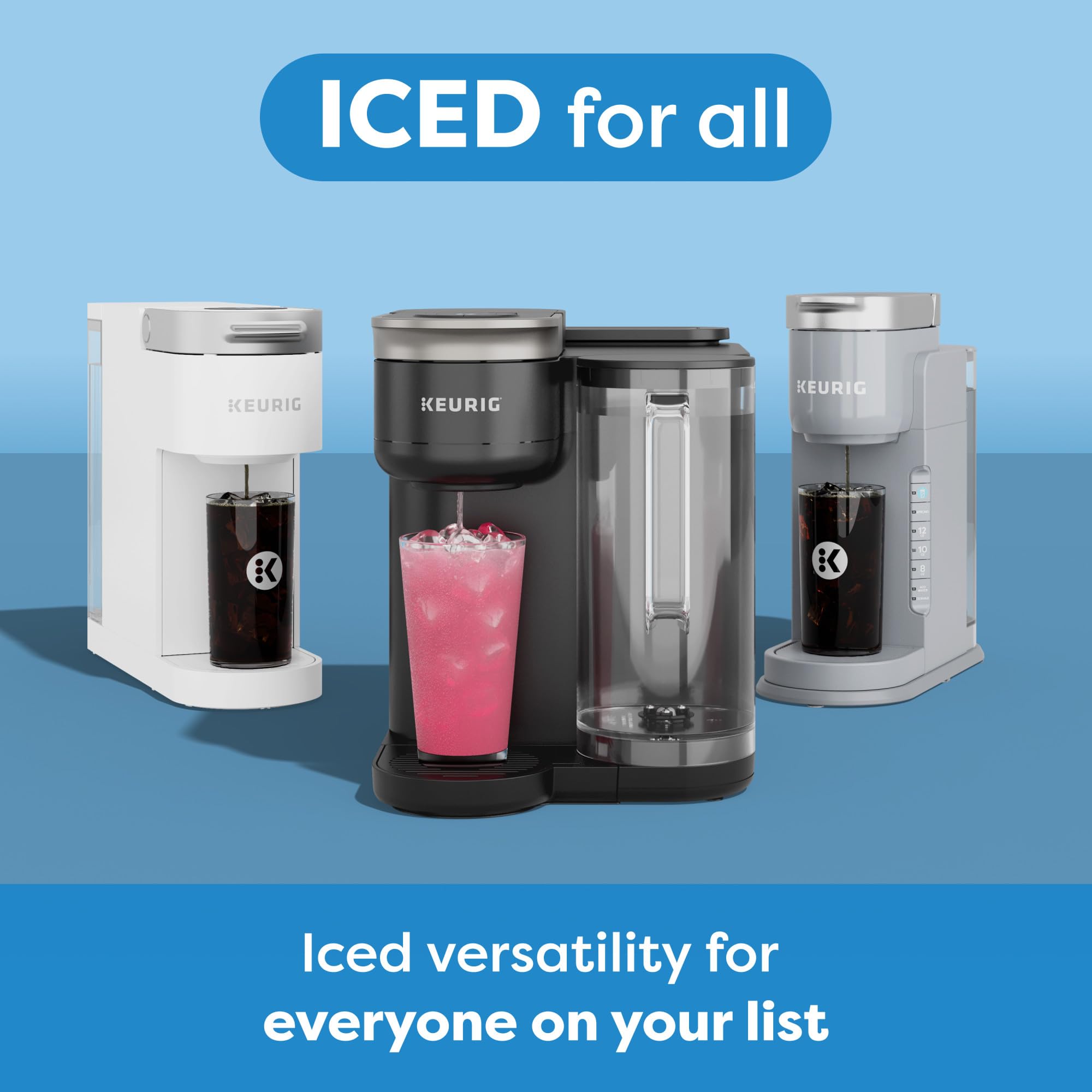 Keurig K-Iced: compatible con filtro My K-Cup para café molido.