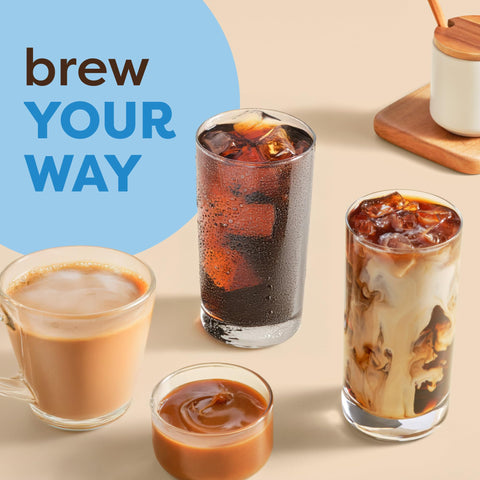 Keurig K-Iced: soporte para vasos de hasta 7 pulgadas.
