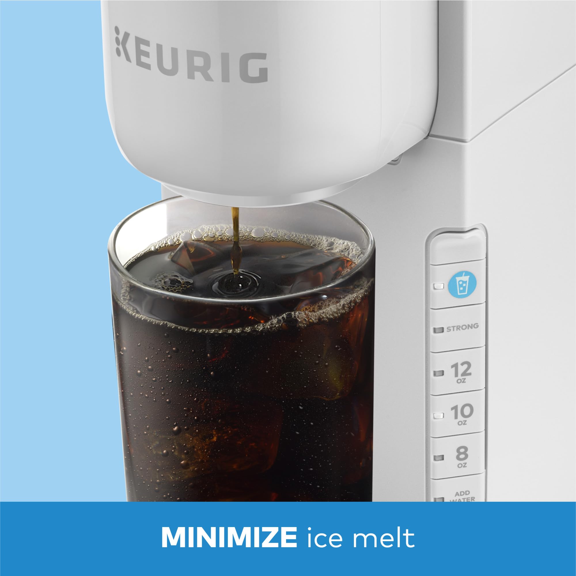 Keurig K-Iced: ajuste de temperatura para hielo que conserva sabor.