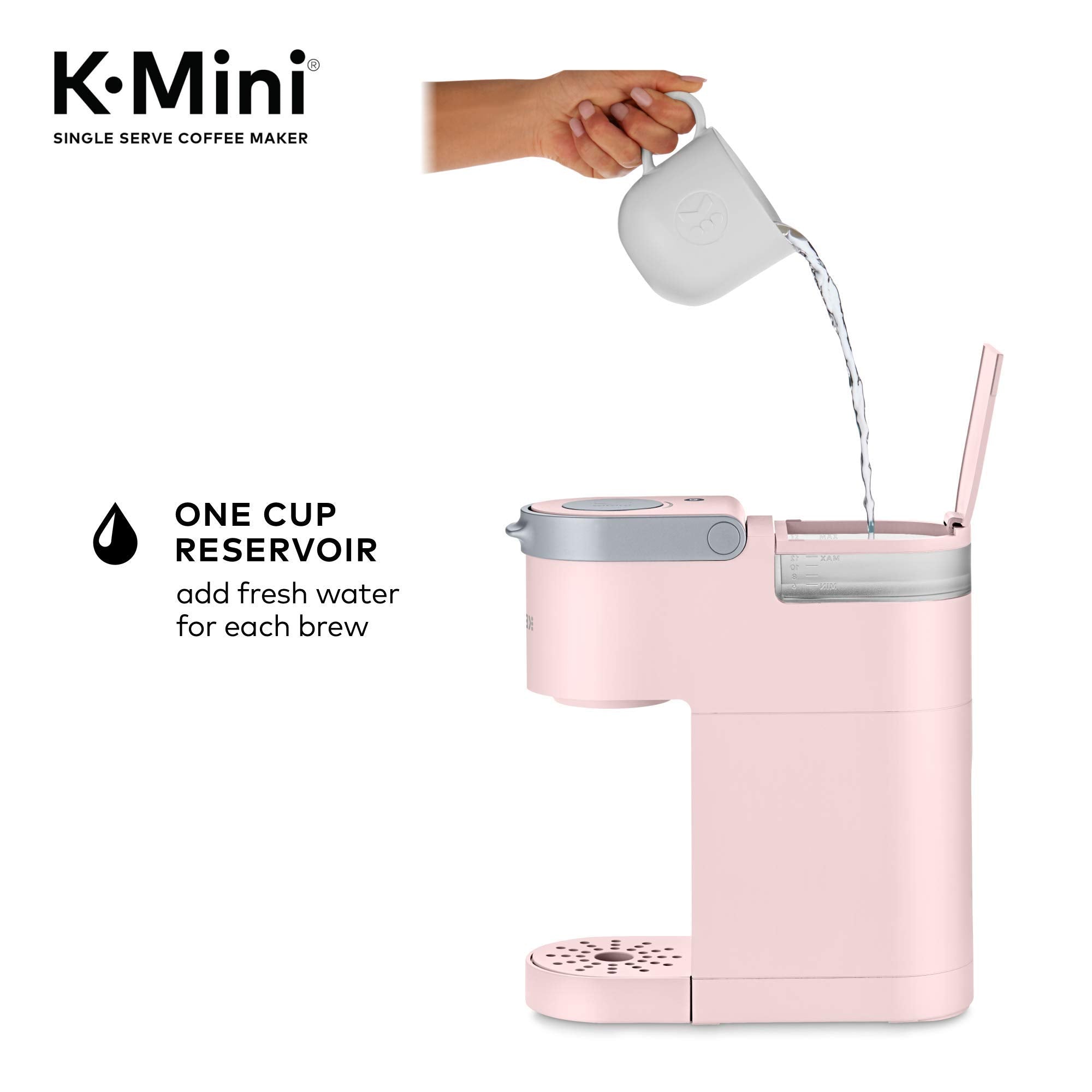 Keurig K-Mini, almacenamiento de cable organizado para transporte