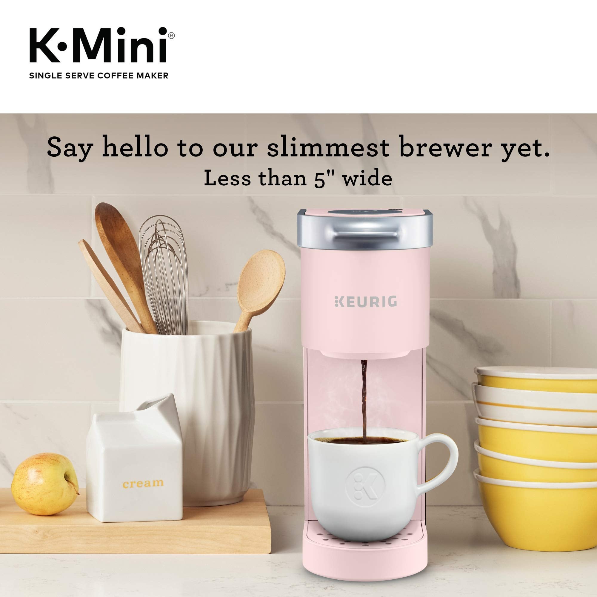 Keurig K-Mini utiliza cápsulas K-Cup para café y bebidas