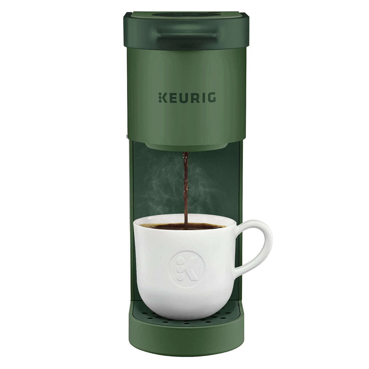 Keurig K-Mini muestra un diseño ultradelgado, ideal para cocinas pequeñas.