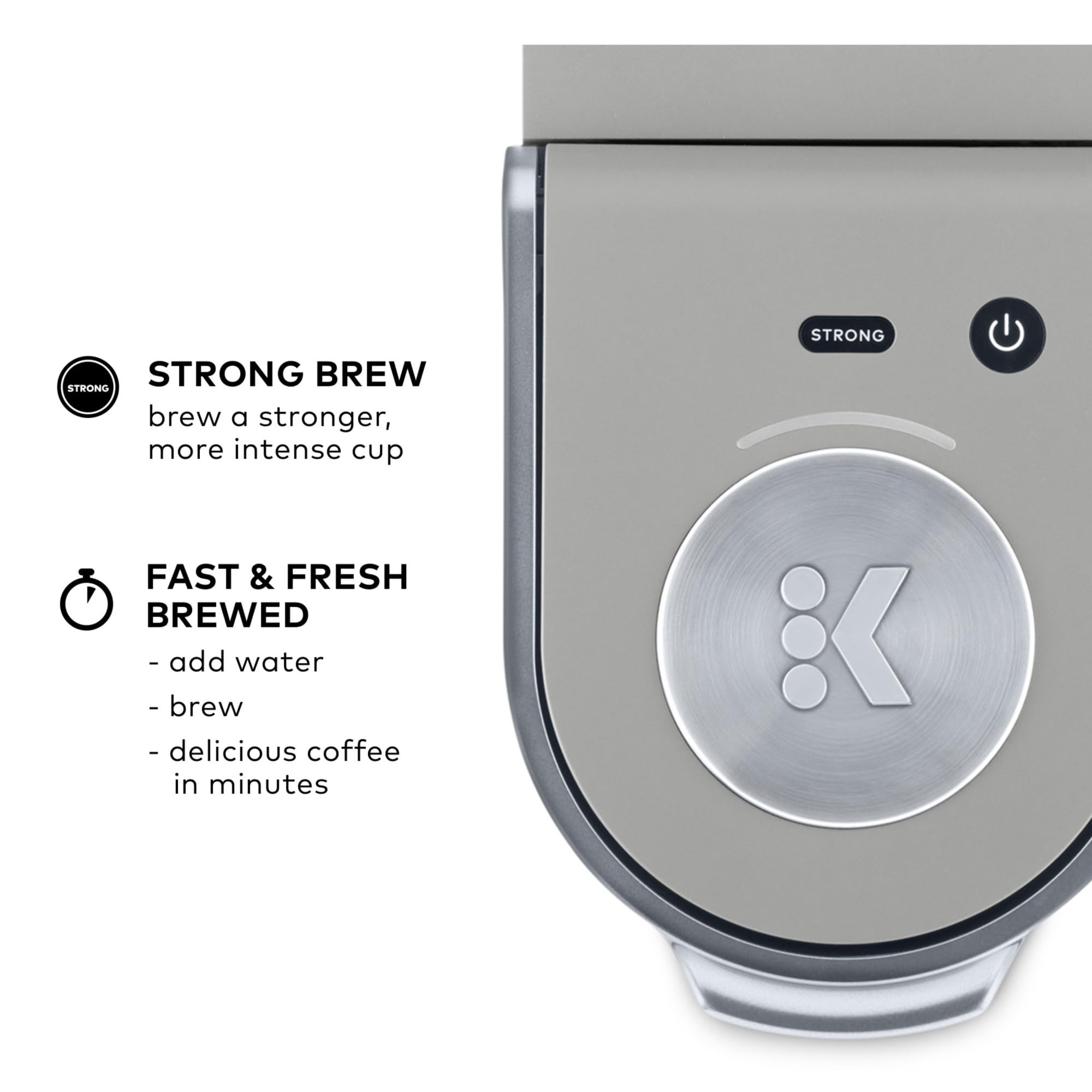 Keurig K-Mini Plus bandeja de goteo removible para limpieza rápida