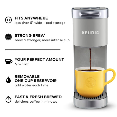 Keurig K-Mini Plus con reservorio de agua removible para rellenar fácilmente