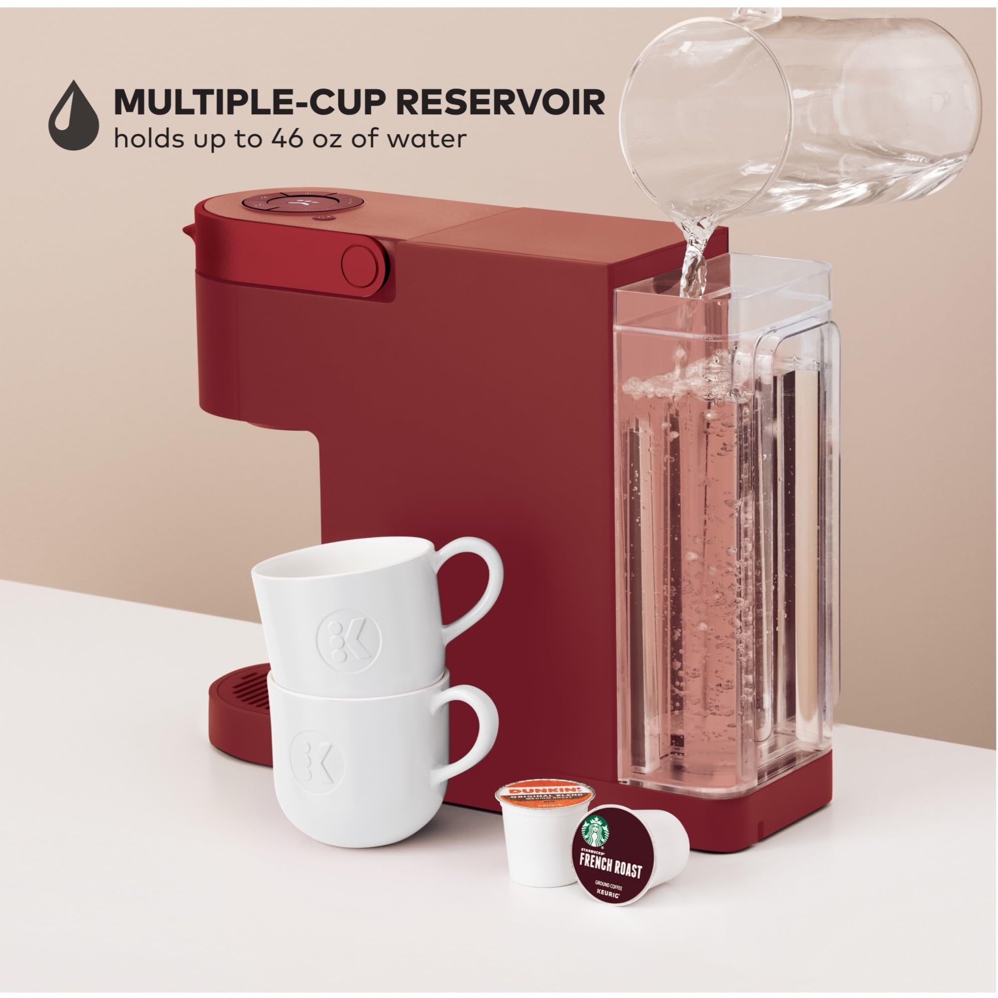 Keurig K-Slim: especificaciones fáciles para instalación rápida.