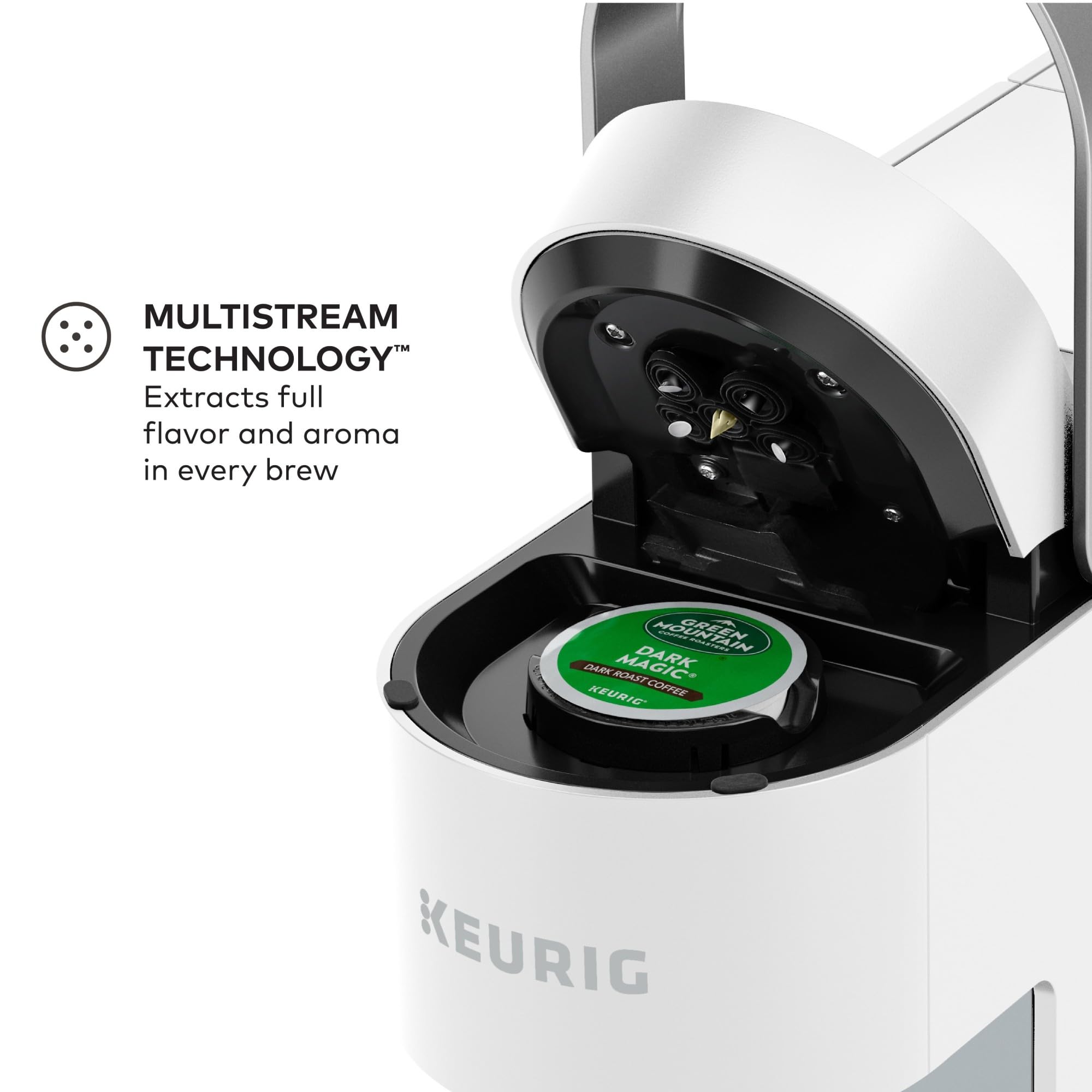 Keurig K-Slim con reservorio de 46 oz para múltiples tazas.