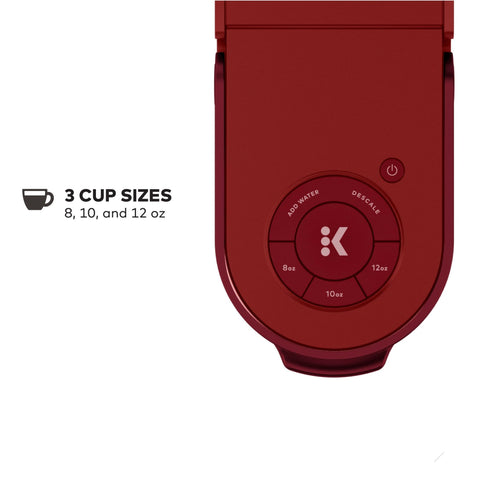 Keurig K-Slim: compatible con tazas de viaje gracias a la bandeja extraíble.