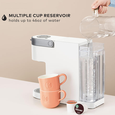 Keurig K-Slim con tecnología Multistream para aroma intenso.