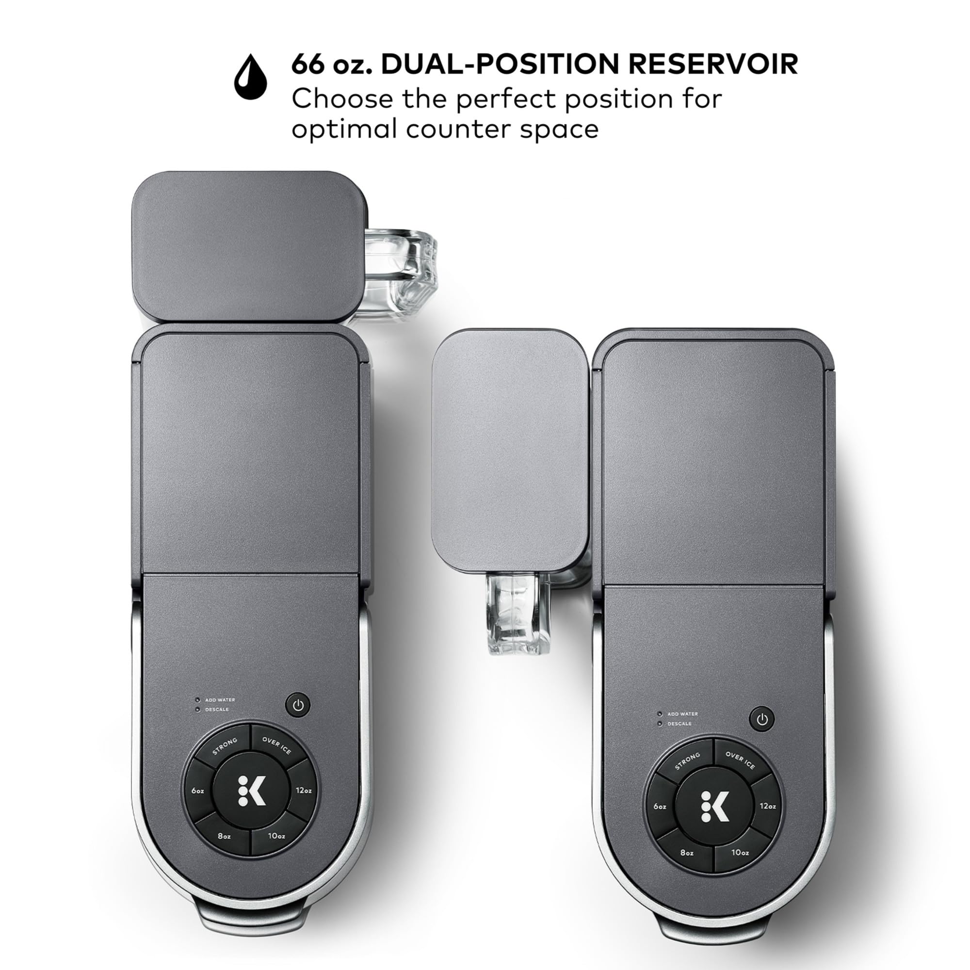 Keurig K-Supreme controles simples en el panel