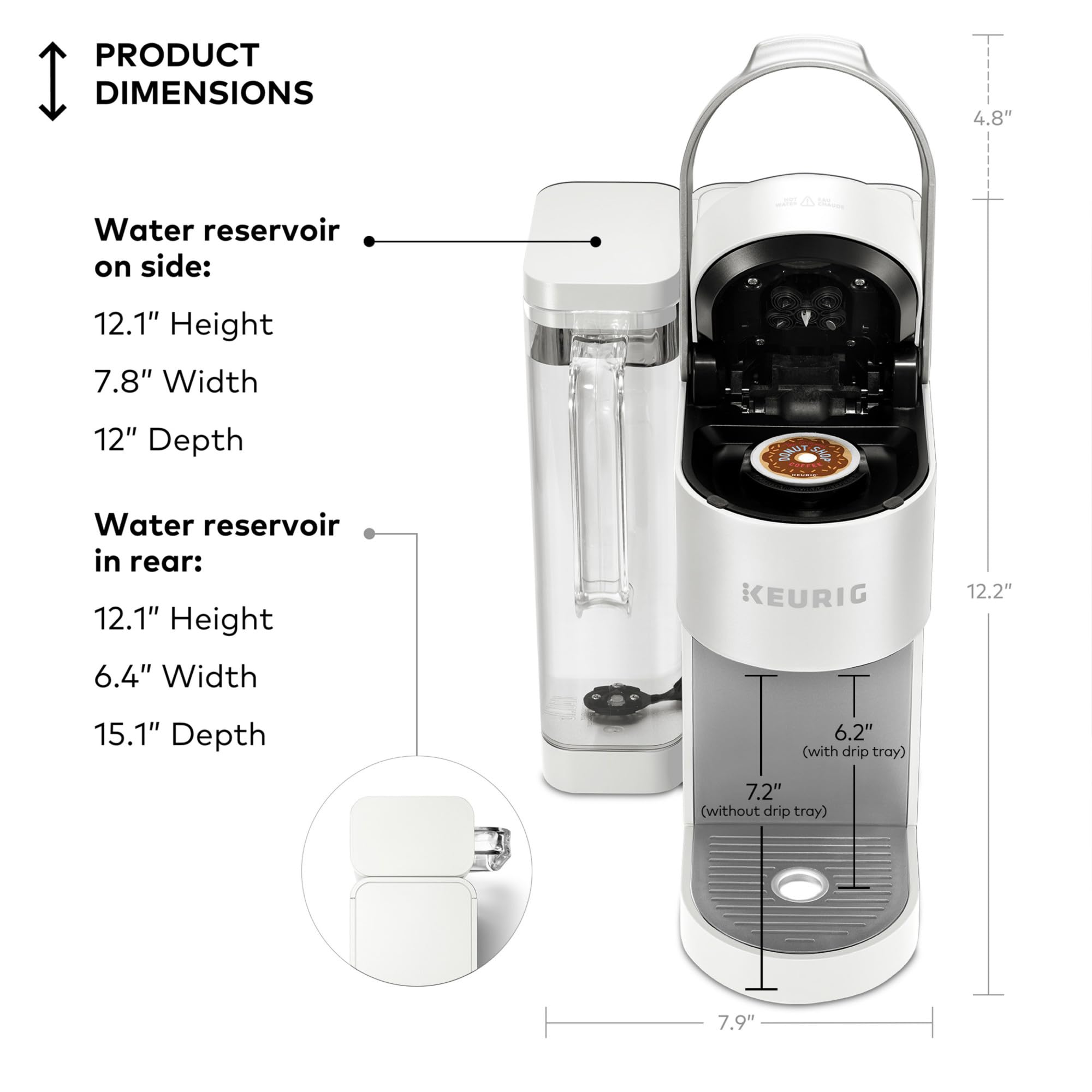 Keurig K-Supreme preparación rápida para café en minutos.