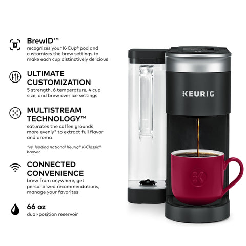 Keurig K-Supreme Smart cafetera, pantalla intuitiva y controles fáciles.