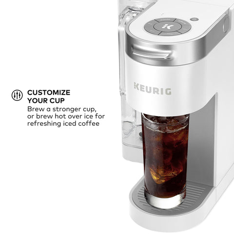 Keurig K-Supreme opciones de 6 a 12 onzas para cada bebida.