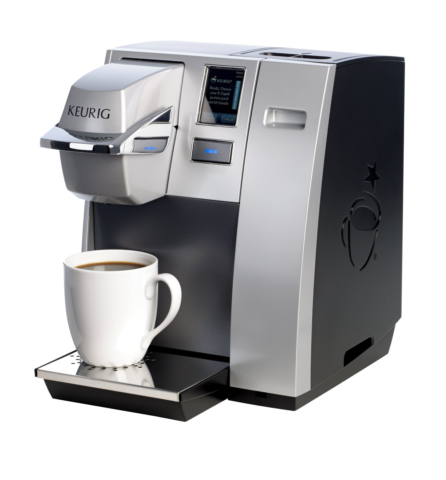 Keurig K155 Office Pro, depósito de 90 onzas para hasta 18 tazas.