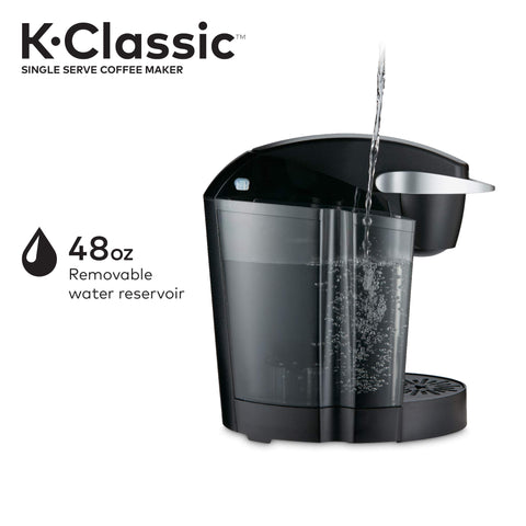 Keurig K-Classic panel de controles sencillo y claro.