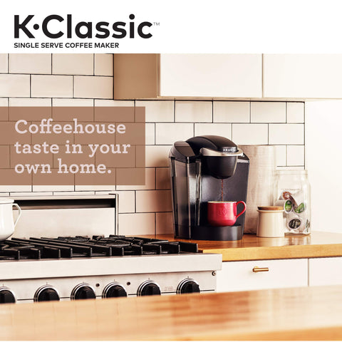 Keurig K-Classic preparación de café, té y cacao en una sola máquina.
