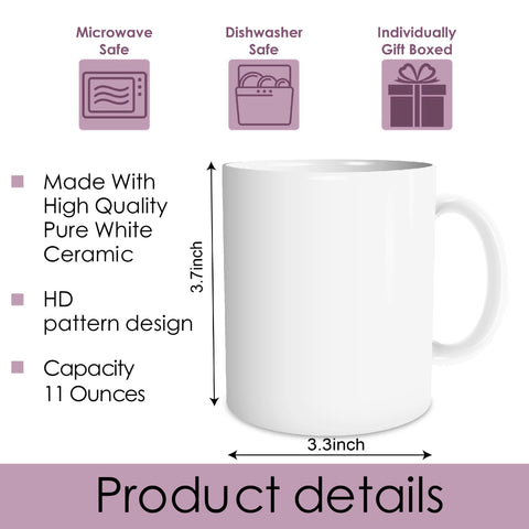 KEUSPI Taza navidad rosa 330 ml, regalo perfecto para sorprender.