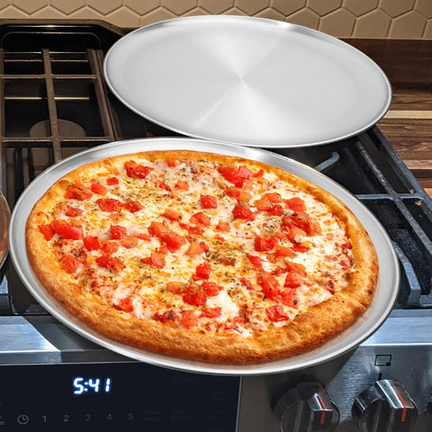 Kevenal pan para pizza apto para horno hasta 450°F, cocina uniforme