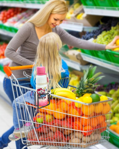 Kevenal Sostenedor de taza para carrito: perfecto para padres ocupados con niños.