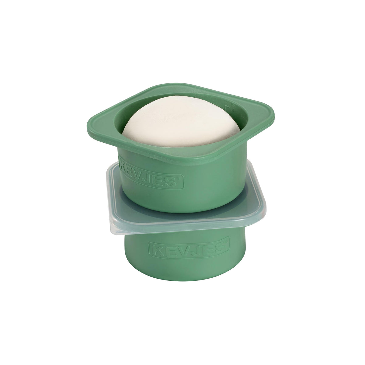 KEVJES 1000ml ampliado: contenedor de masa con tapa hermética para fermentación uniforme