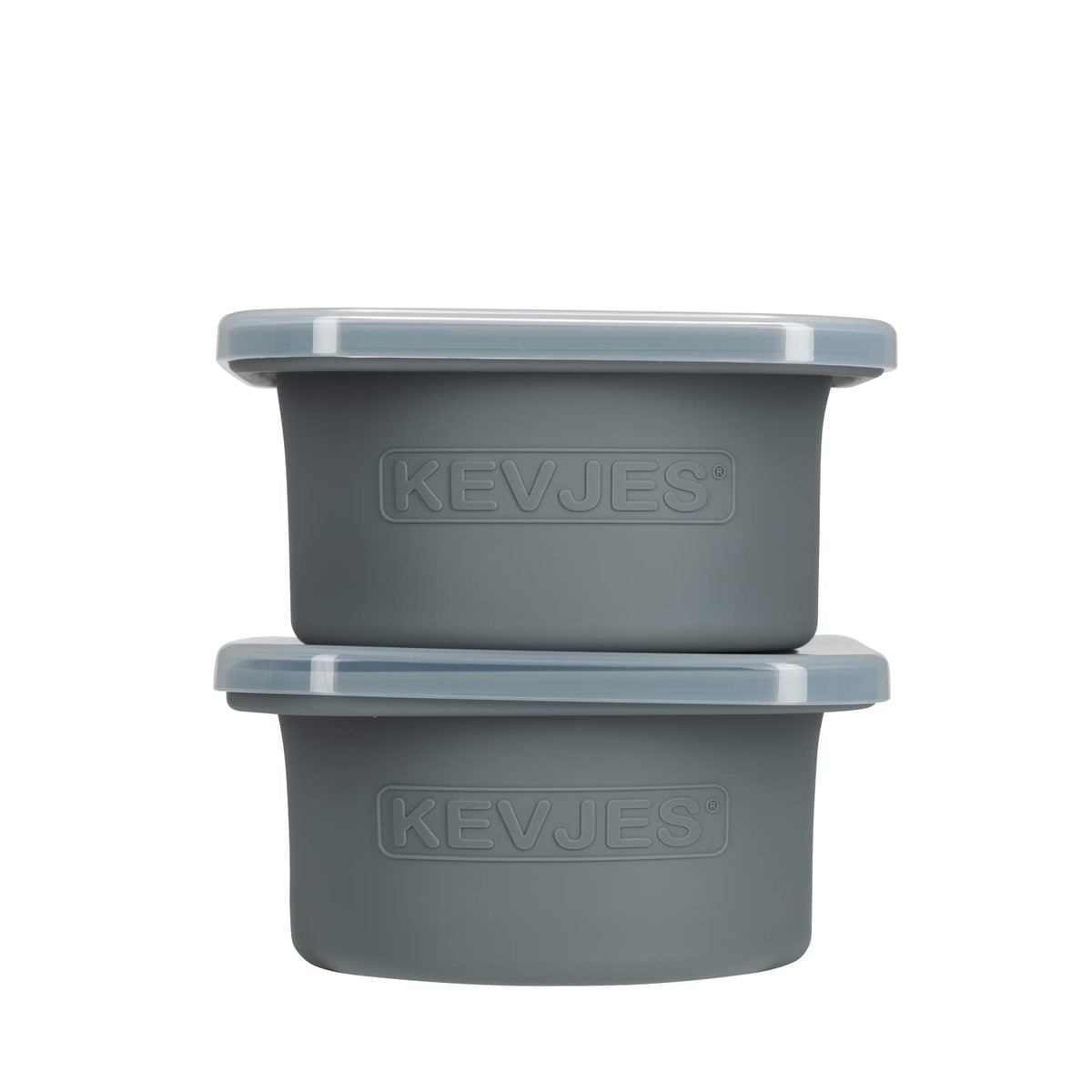KevJES contenedores para masa apilables con tapa para evitar que se pegue la masa