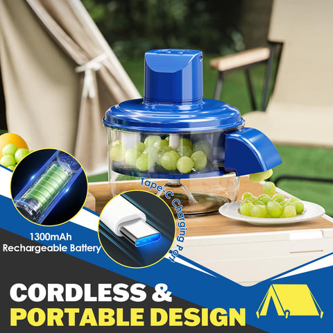 KEVLTROV Maquina peladora, empaque seguro, ideal para tiendas de frutas.