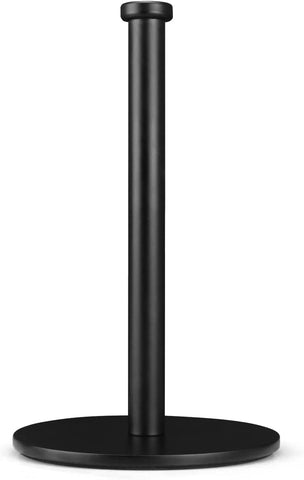 KEWANNO portarrollos de papel negro con base pesada para uso estable en la encimera.