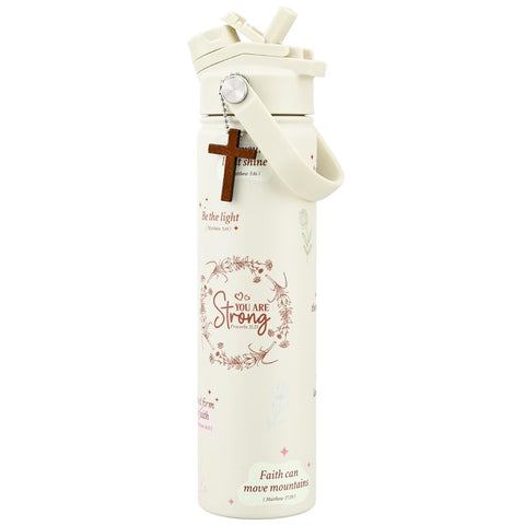 KEWIXY botella 24oz tapa 2en1 práctico para beber con una mano