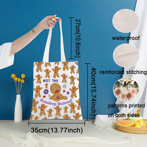 KEYCHIN bolsa tote, impresión 3D doble cara, colores vibrantes.