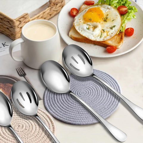 Keyoxy set de cucharas aptas para lavavajillas, fácil limpieza tras comidas.