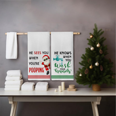 KGHYT toallas decorativas multifuncionales para cocina y baño.