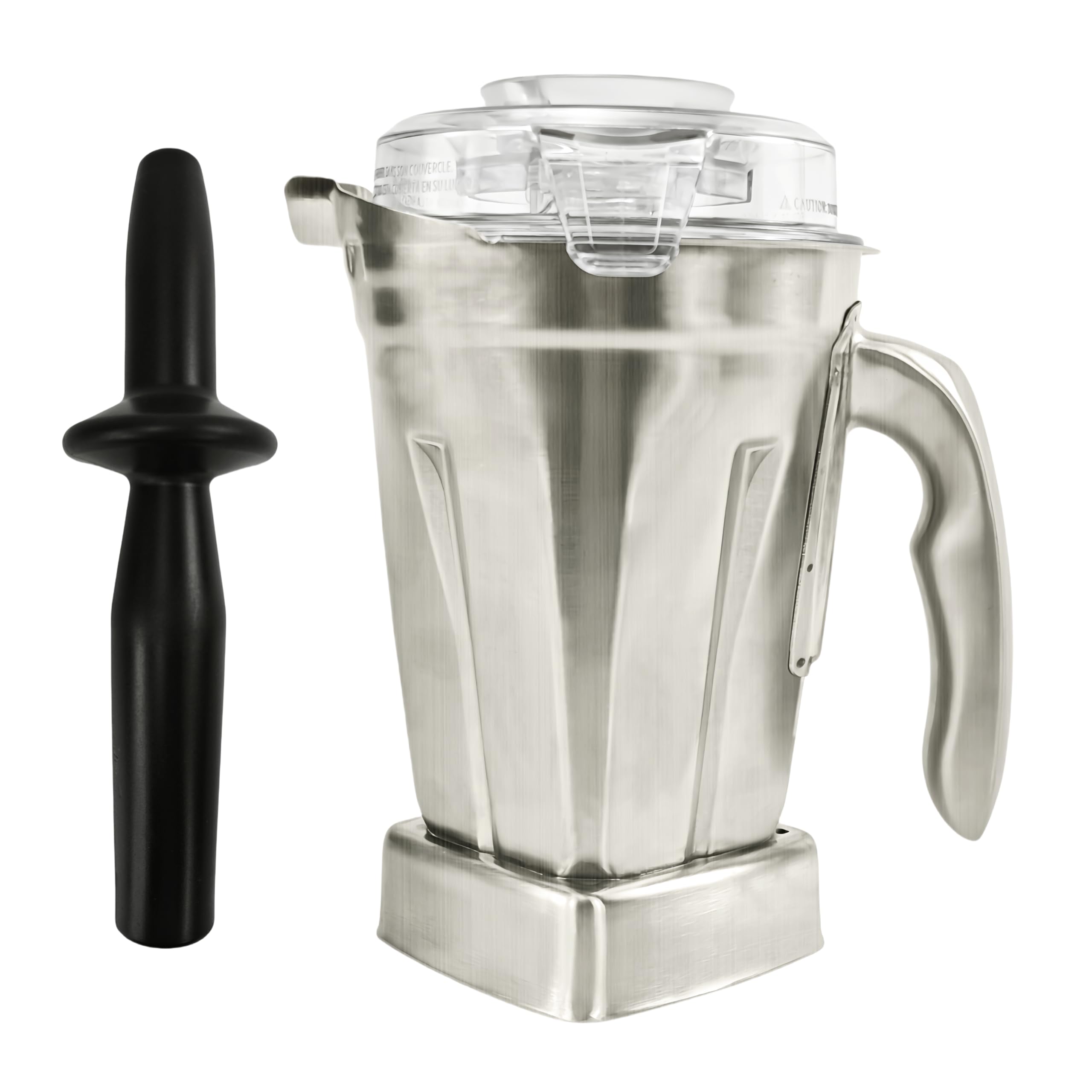 KGOJOY Contenedor de acero inoxidable 48oz, duradero para licuadoras y mezclas diarias.