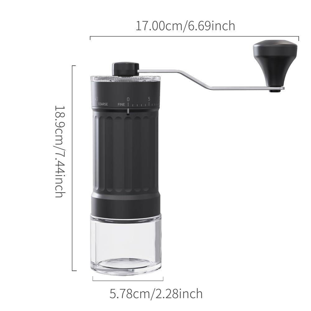 Tanque de granos de vidrio alimentario, transparente y fácil de ver.