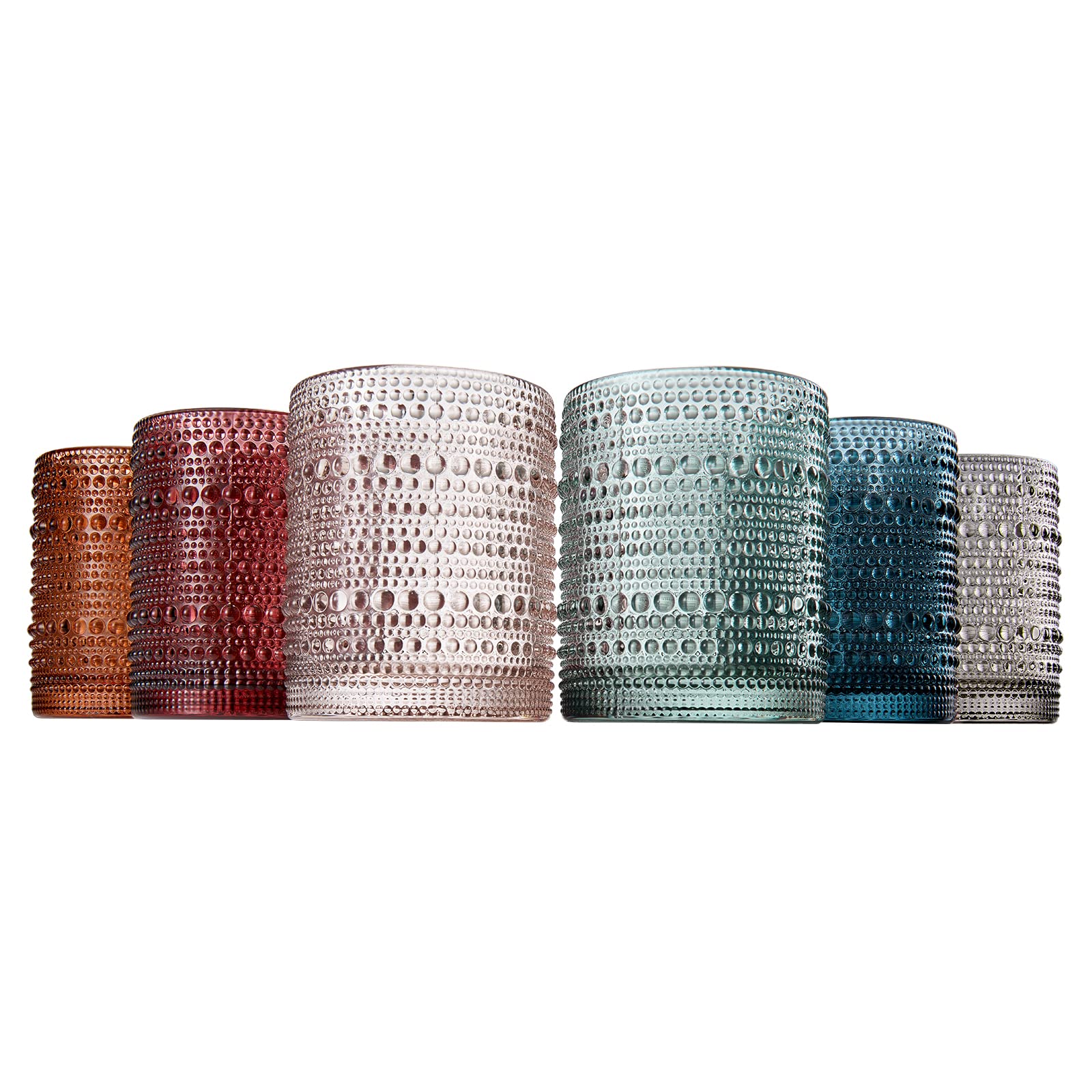 Vaso Khen retro con burbujas, perfecto para agua o cócteles