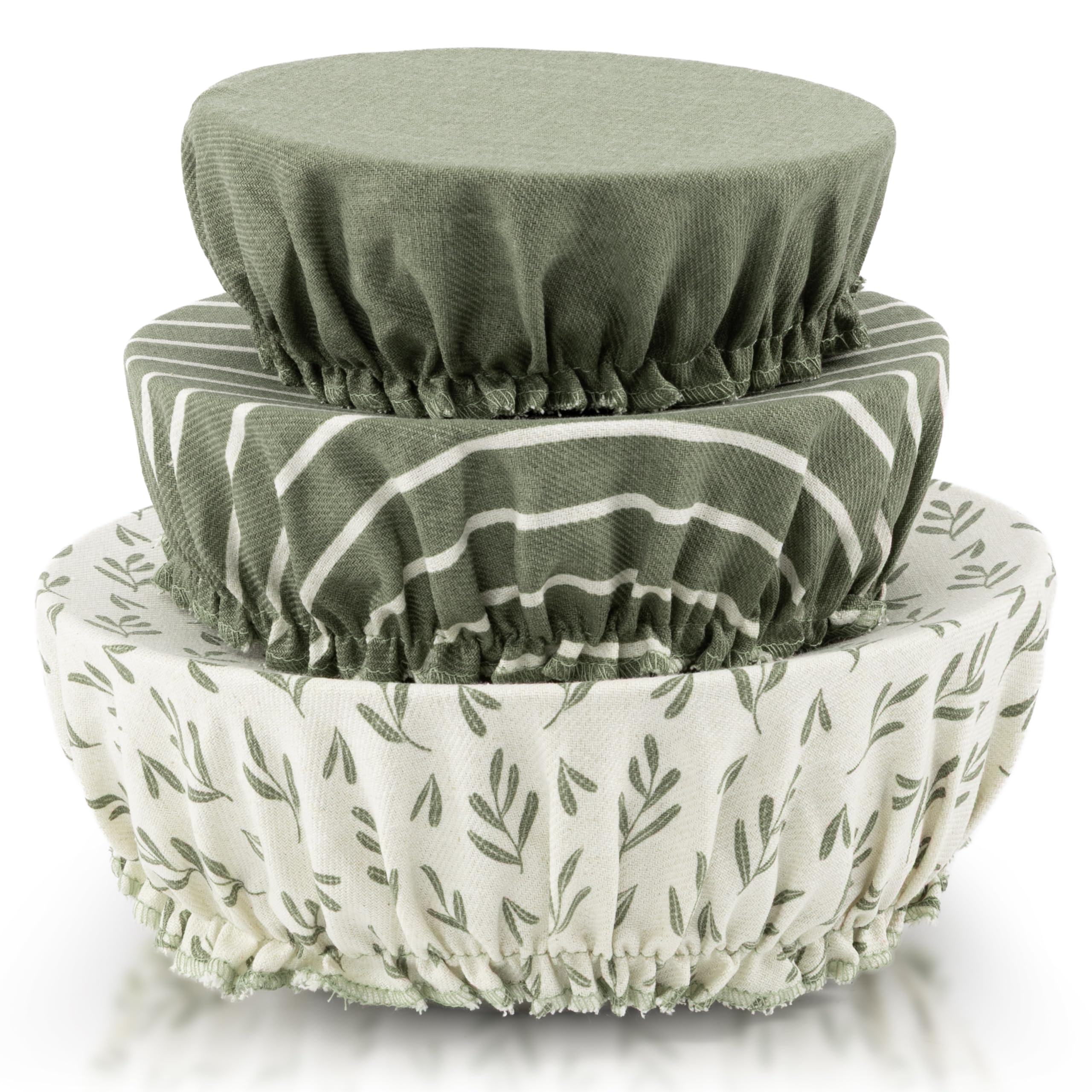 Cubiertas Kibaga para bol XL 11–13 pulgadas con diseño beige y ajuste seguro.