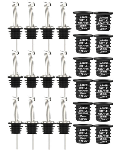KIBARTOL vertedores de licor, conjunto de 12, control de vertido.