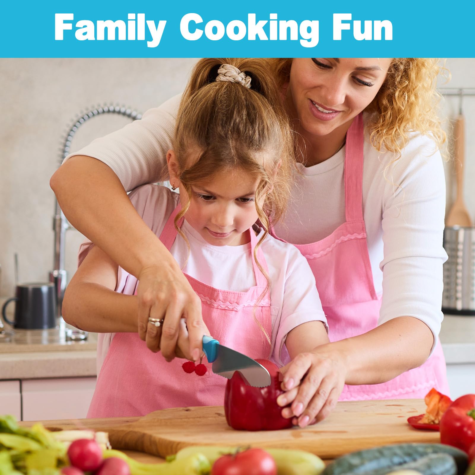Kibbidea acero inoxidable libre de BPA, seguro para la cocina de los niños.