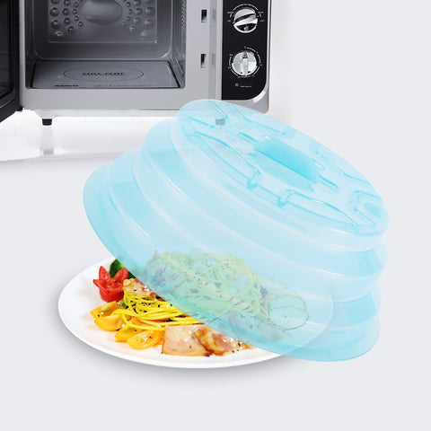 Kichwit tapa microondas silicona expandida, ajuste perfecto para platos grandes
