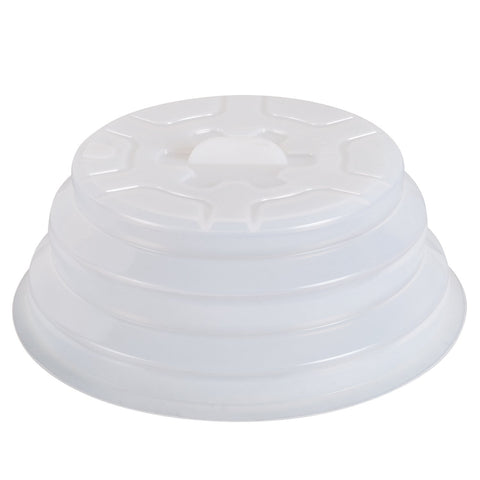 Tapa silicona colapsable de Kichwit ahorra espacio en la cocina.