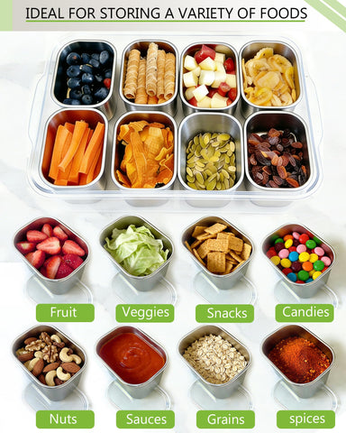 Kidinit Snackle Box portátil ideal para picnic y viajes.