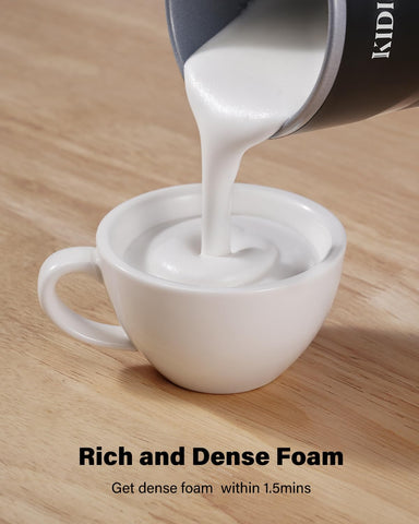 KIDISLE batidora de leche 4 en 1 con espuma tibia espesa para macchiatos