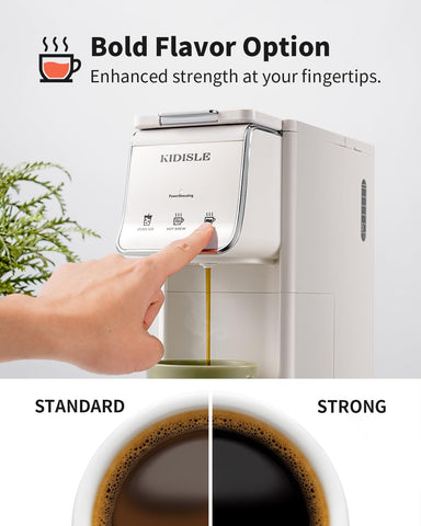 KIDISLE Cafetera con diseño compacto para tazas de viaje