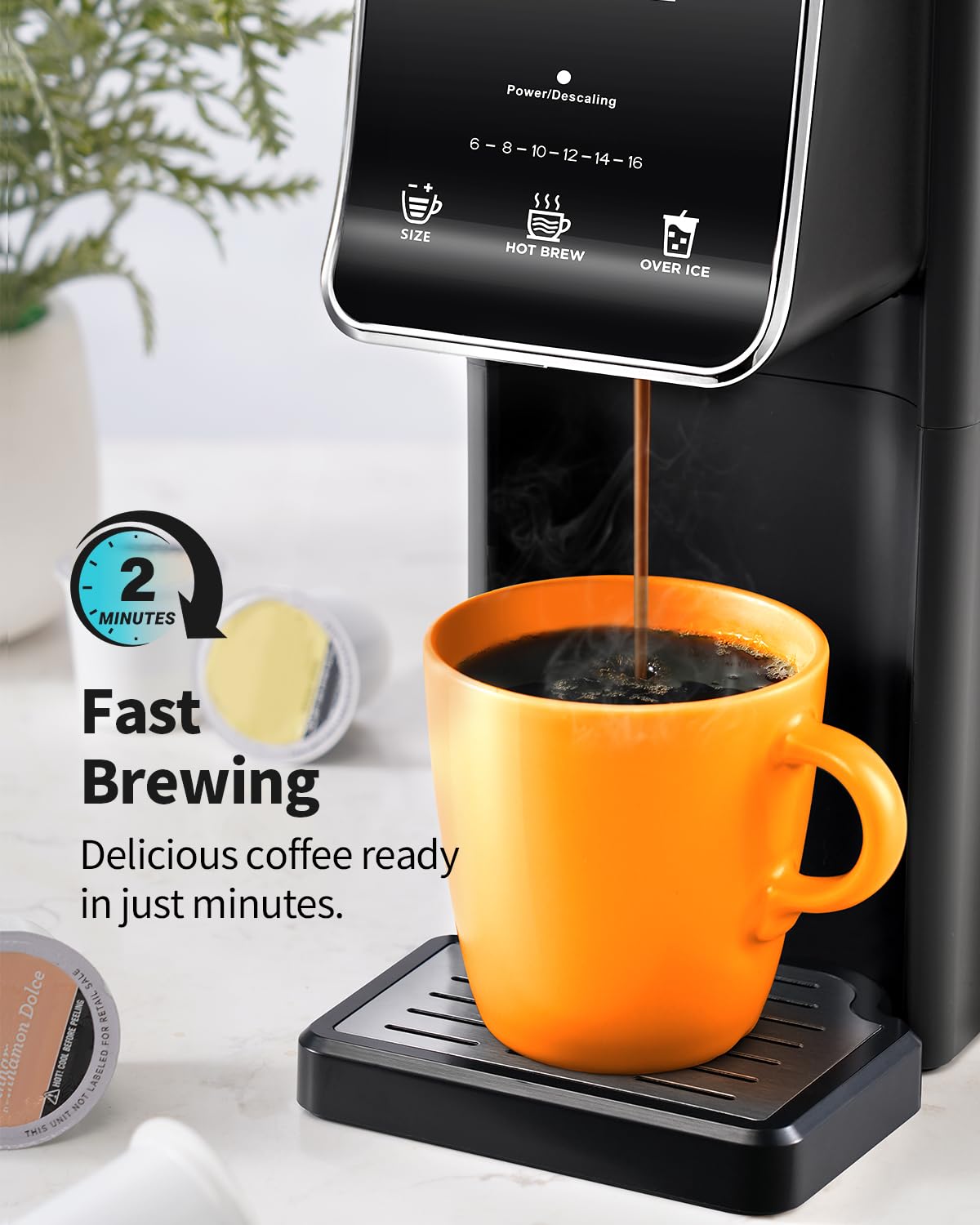 KIDISLE cafetera filtro reutilizable para cápsulas y molido.
