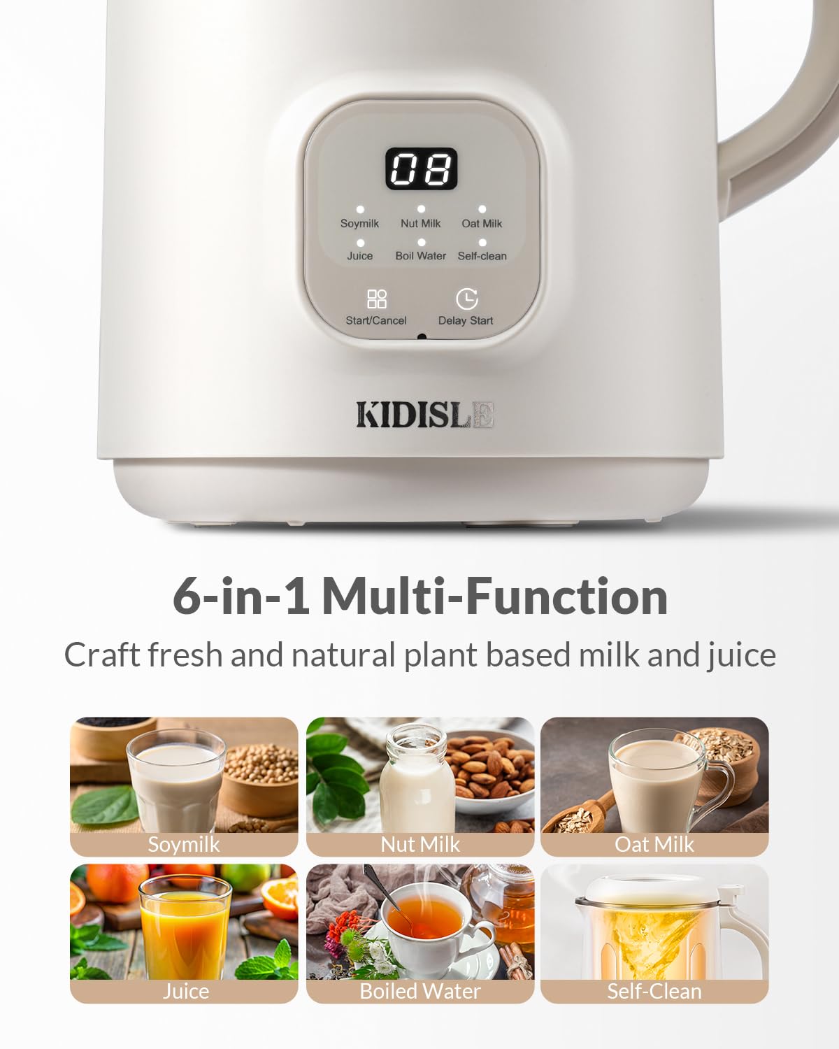 KIDISLE: leche avena 20oz, proceso sencillo y textura suave.