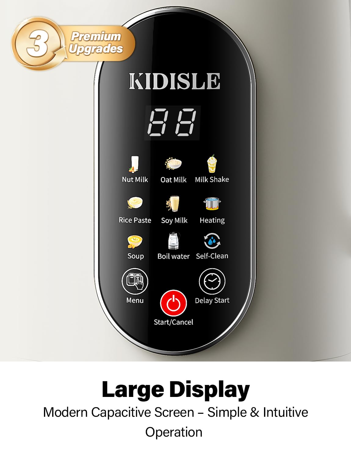 KIDISLE licuadora agua caliente 51oz, agua lista al instante.