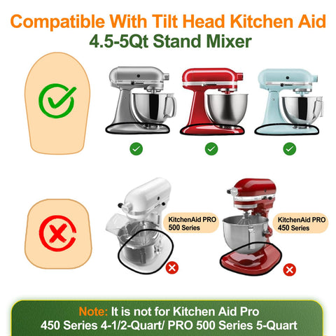 KIDOT accesorio deslizante para KitchenAid, regalo práctico para amantes de la repostería.