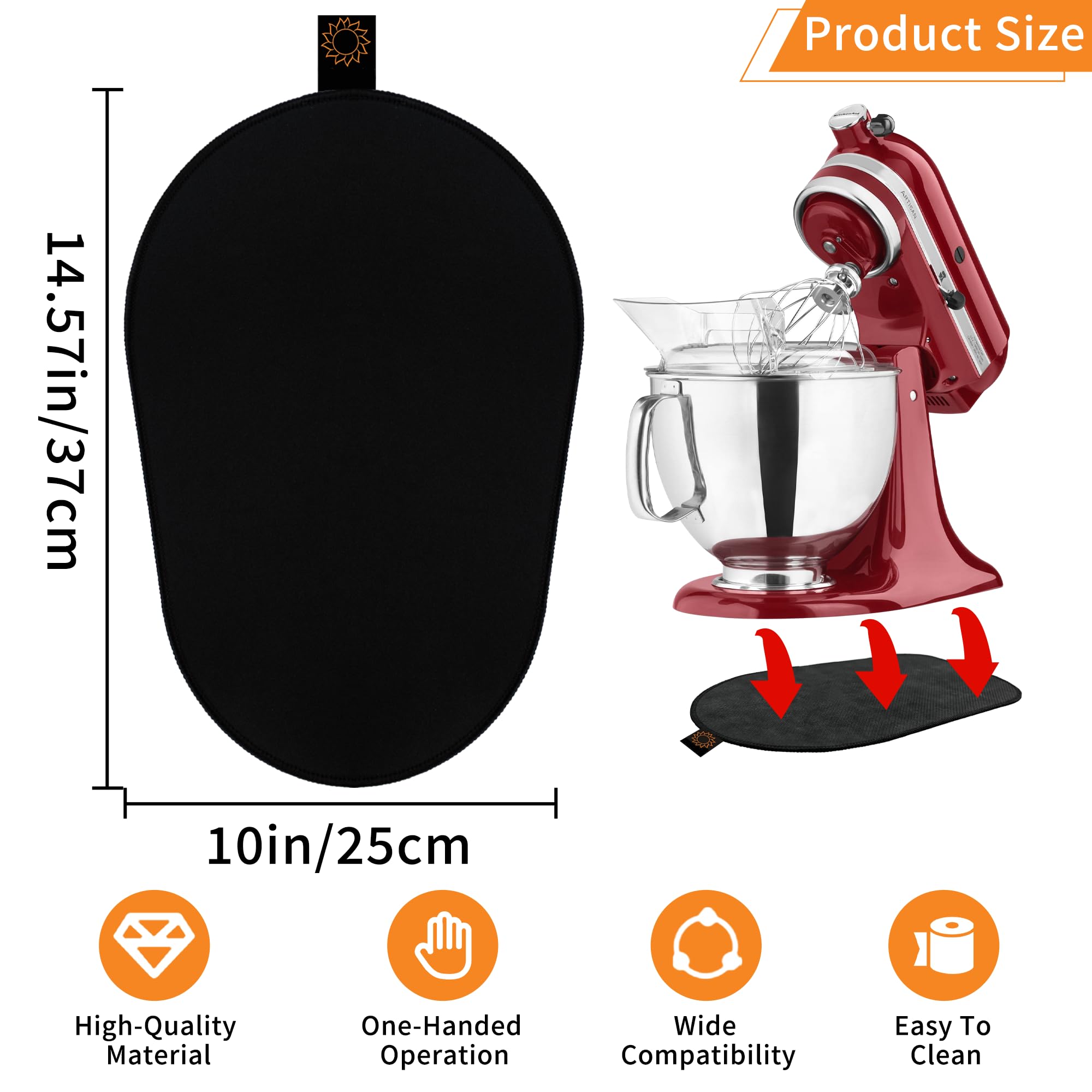 KIDOT Base protectora para batidora Kitchenaid previene daños en la encimera
