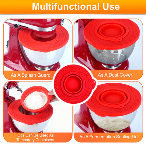 Kidot diametro-23cm-tapa-bol, compatible con tazones de acero inoxidable.
