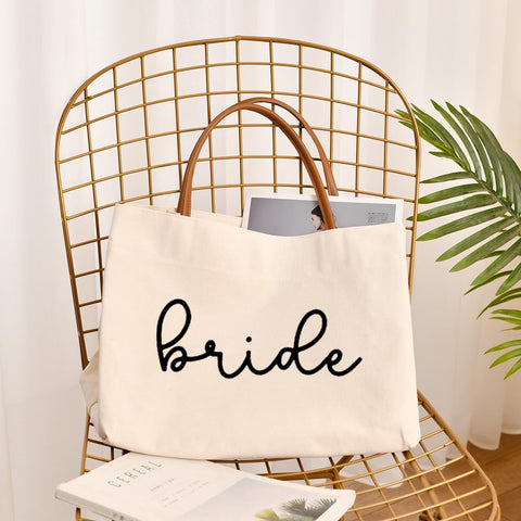kifasyo bolsa tote novia capacidad grande para zapatos y regalos