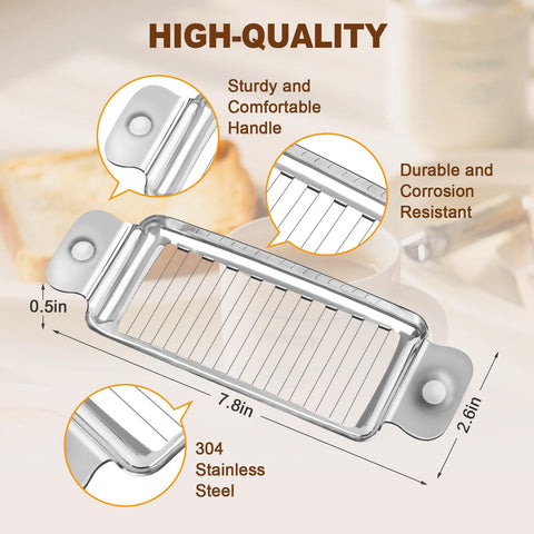Cortador KIFEFOE para queso en bloques, rebanadas uniformes.